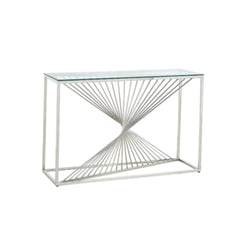 Sofa Table with Glass Top