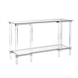 Rectangular Sofa Table with Acrylic Legs Rectangular Sofa Table with Acrylic Legs