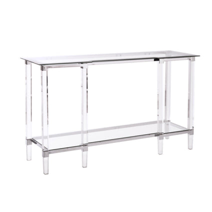 Rectangular Sofa Table with Acrylic Legs Rectangular Sofa Table with Acrylic Legs