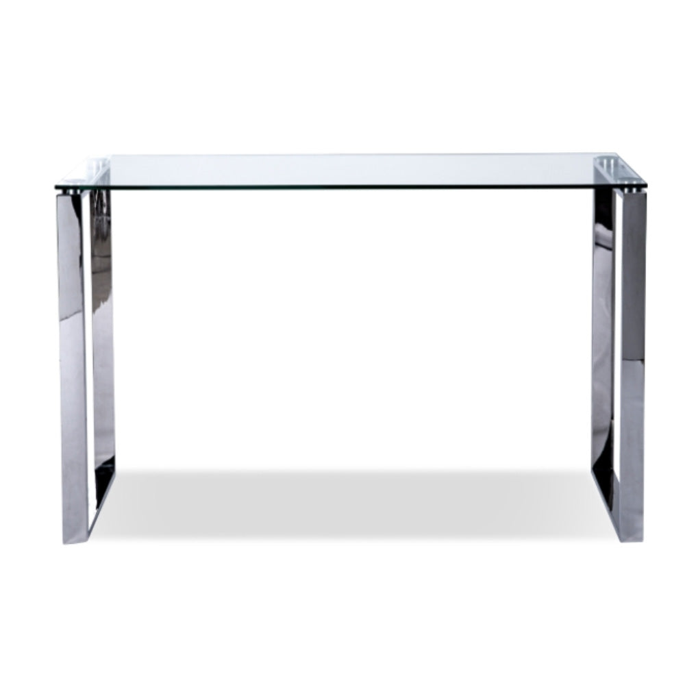 Sofa Table with Glass Top