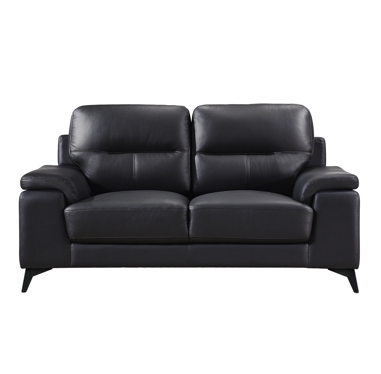 Mischa Leather Loveseat