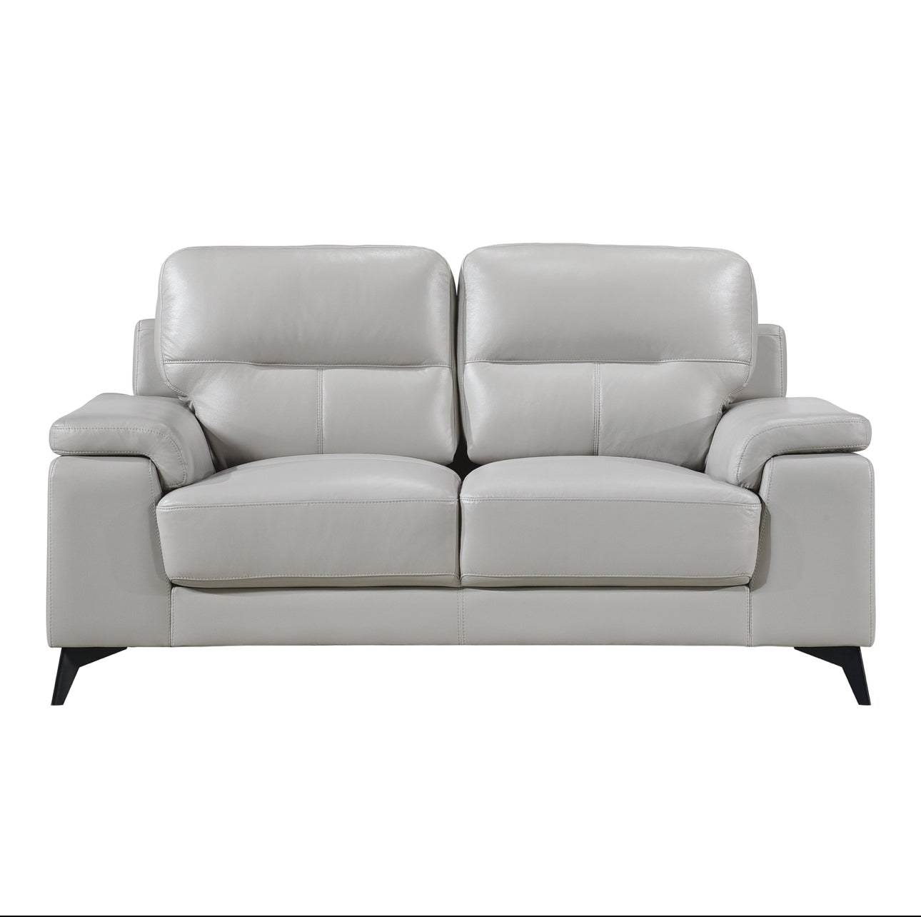 Mischa Leather Loveseat