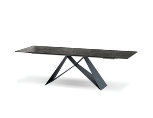 The W Double Extension Ceramic Dining Table The W Double Extension Ceramic Dining Table