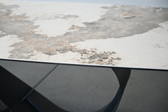 Wave 103" Ceramic Dining Table